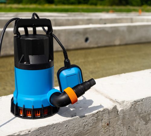 Submersible,Pump,Dewater,Construction,Site,,Pumping,Flood,Water,Sing,Deep