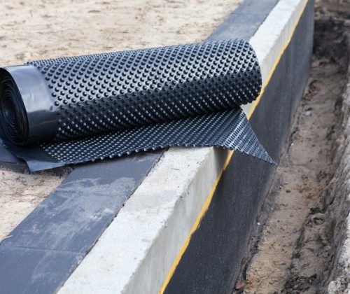 View,Of,The,House,Under,Construction,,Insulation,From,Foamed,Polystyrene