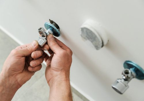 Plumber,Sets,Angel,Valve,For,Future,Connection,To,The,Tap.